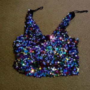 Sequin top